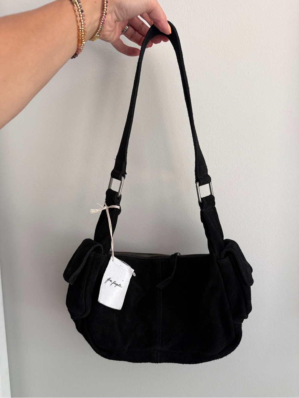 NWT Free People ‘Siren’ Suede Shoulder Bag - Picture 7 of 7